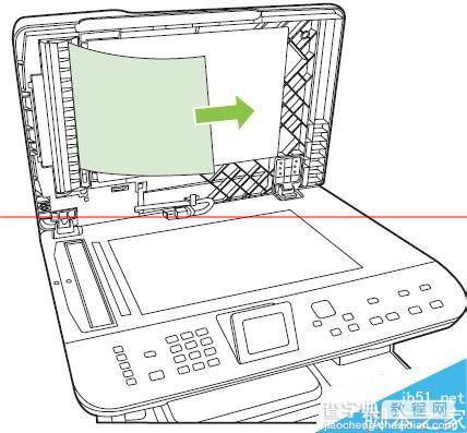 惠普hpCM1312、2320怎么清除ADF卡纸？5