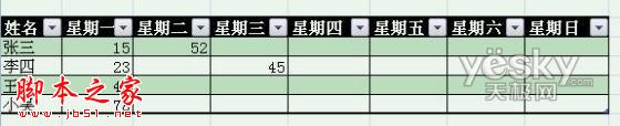 使用Excel2007自动添加表格字段标题功能的方法步骤12