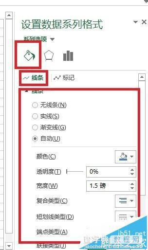 excel2013怎么在一张曲线图上绘制多条曲线?15