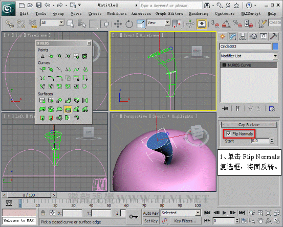 3dmax 2011 高级建模方式NURBS32