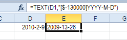 Excel 2010中将公历转成农历的方法2