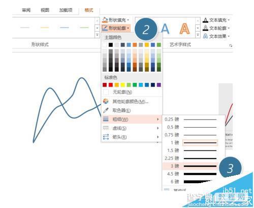 PPT中怎么绘制曲线折线图?5