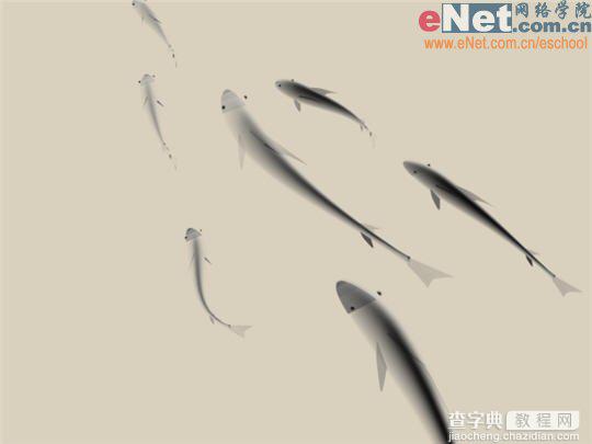 3dmax9.0打造栩栩如生的中国游鱼水墨画1