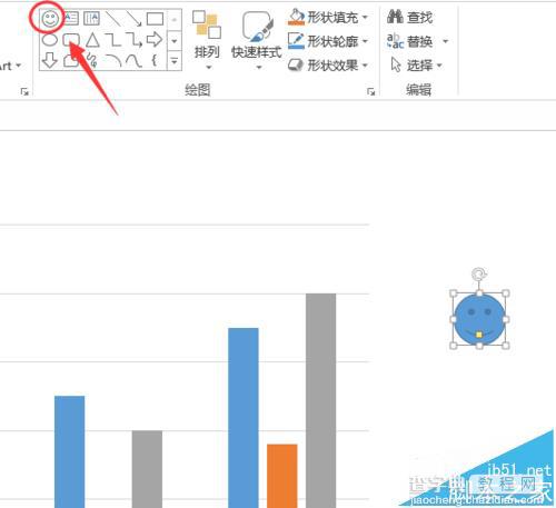 PPT中怎么制作一个造型独特的图表?4