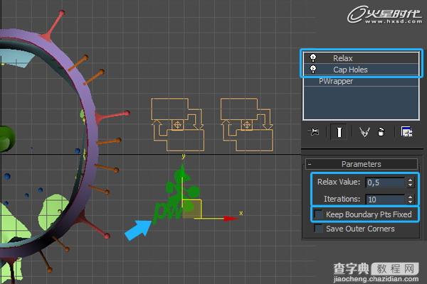 3dMax2010和Pawrapper制作抽象的油漆泄漏场景解析37