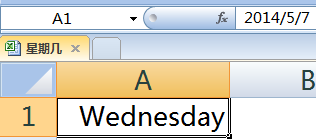 excel怎么将日期显示为星期几? excel中日期转换成星期的五种方法6