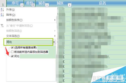 excel2013怎么进行文本筛选?excel文本筛选功能介绍6