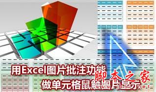 在Excel表格中如何设置鼠标经过时显示图片1