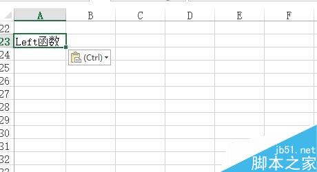 在Excel中怎么从一个文本的第一个字符开始截取指定数目的字符?1