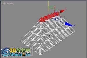 用poly方法制作有瓦的房顶12