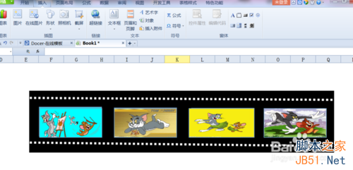 wps制作精美的电影胶片效果教程1