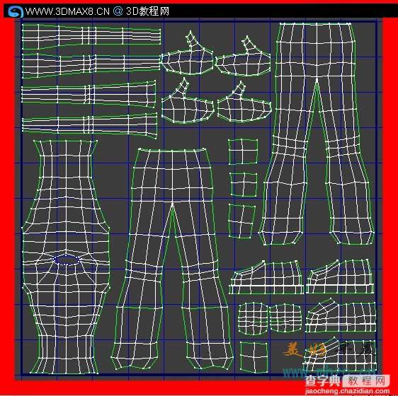 3D游戏角色贴图教程15