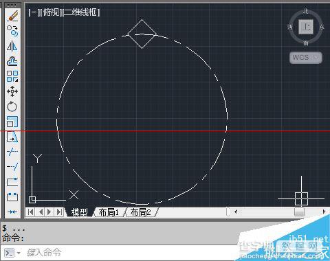 CAD 2013极轴阵列怎么用？cad中环形阵列的使用方法2