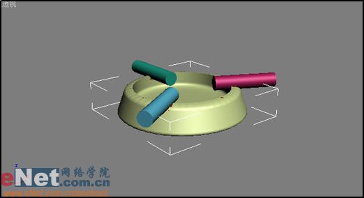 3damx9.0制作精巧的具有装饰效果的烟灰缸8