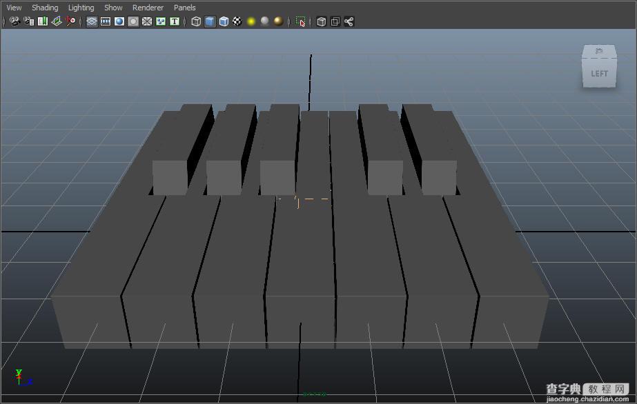 MAYA音乐琴键的制作教程31