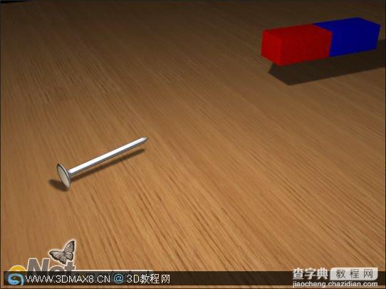 3dmax9.0制作物理实验中的磁铁动画1