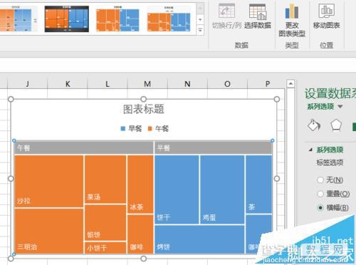 Excel 2016表格怎么绘制树形图分析销售数据?11