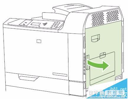 惠普HP CP6015激光打印机纸槽卡纸该怎么取出?2