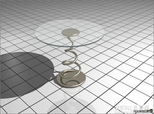 3DMax初学者教程：简单制作茶几1