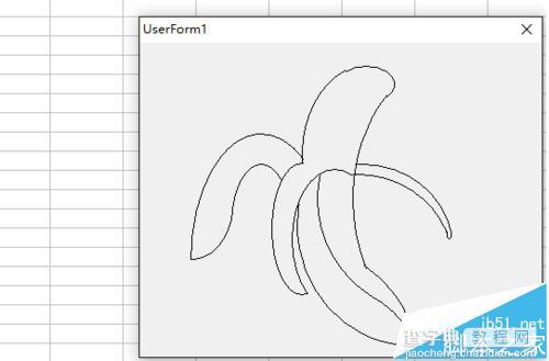 excel中怎么画香蕉的简笔画?8