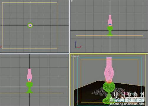 3Ds MAX制作光影逼真的3D怀旧煤油灯教程2
