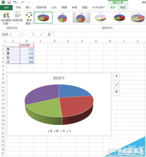 Excel2016怎么创建各种形状的图表?4