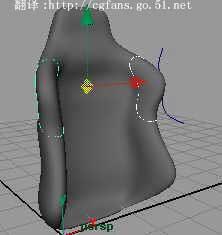 maya nurbs 汽车坐椅建模英文教程32