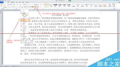 word2010单行页边距怎么调整？4