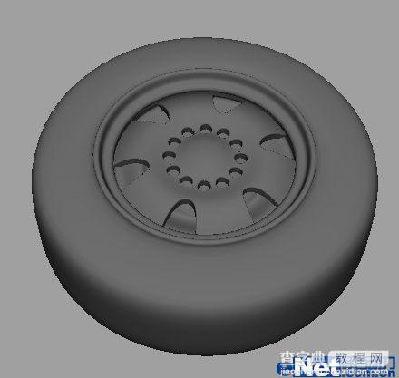 MAYA车轮建模制作教程30