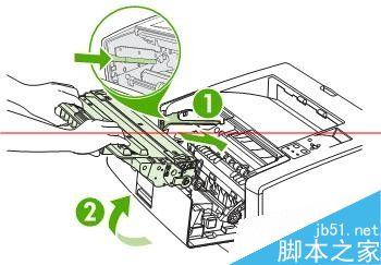 HP5200打印机顶盖内卡纸报错13.20.00的解决办法3