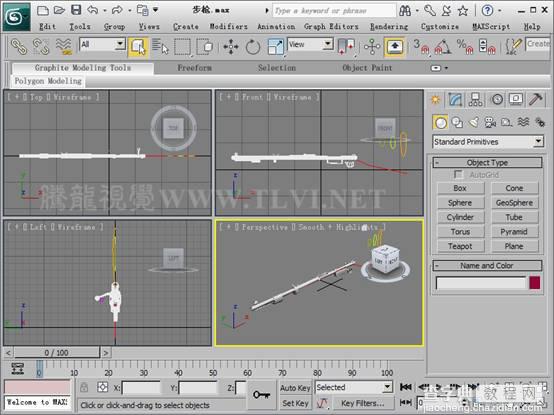 3dmax 2011 放样建模方法2