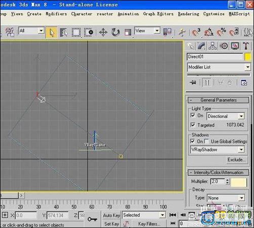 3DMAX制作透光窗帘的阴影实例教程6