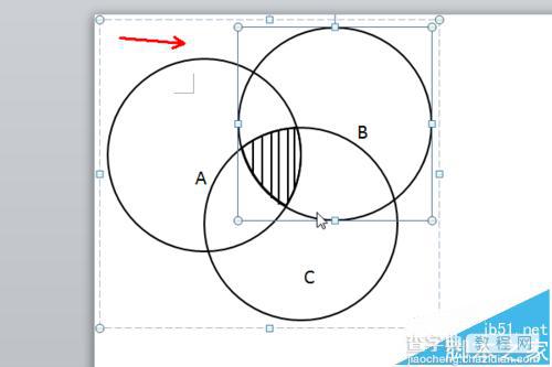PPT中怎么绘制Venn维恩图? ppt制作文氏图的教程9