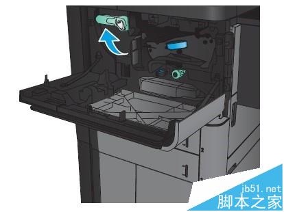 HP M830一体机怎么清除前挡盖卡纸?6