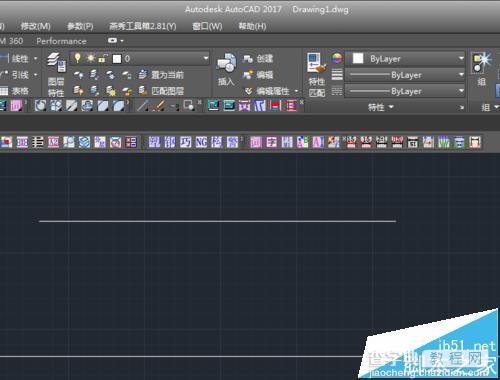 CAD2017怎么绘制平行线? cad平行线的绘制技巧2