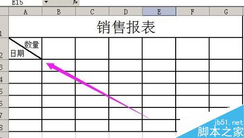 excel如何在单元格里加上斜线分割内容?7