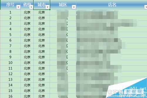 excel2013怎么进行文本筛选?excel文本筛选功能介绍3