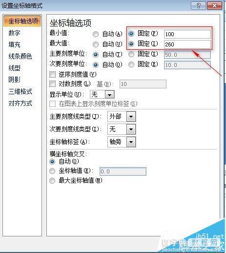 EXCEL坐标轴怎么自定义设置?3