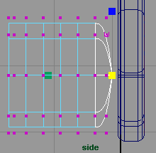 maya nurbs 汽车坐椅建模英文教程8