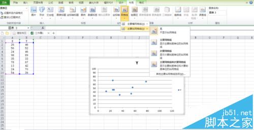 excel图表中怎么修改图例/数据标签和网格线?5