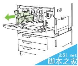 HP CM6030/6040打印机怎么更换碳粉盒成像鼓?7