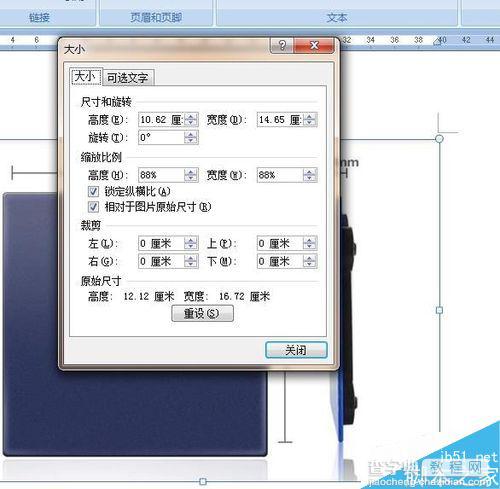 word调整图片的尺寸的几种方法介绍5