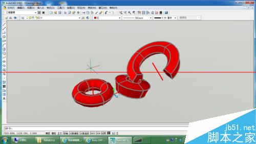 CAD中3D建模旋转rev命令怎么使用？8