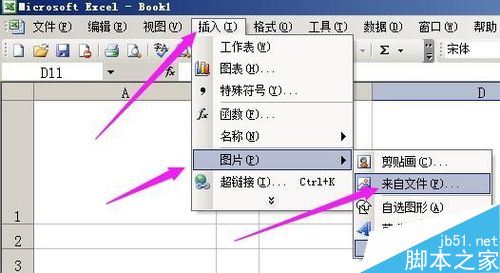 在excel中插入图片时如何把图片固定?1