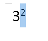 word使用快捷键快速设置数字上标和下标3