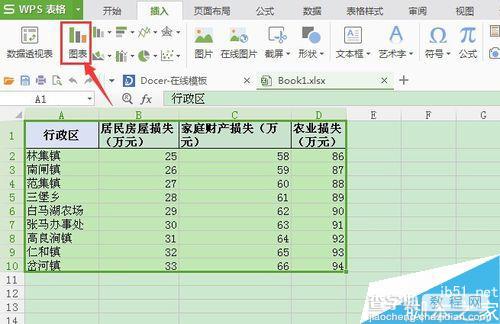 excel如何在WPS表格中生成饼状图形象展示数据?2