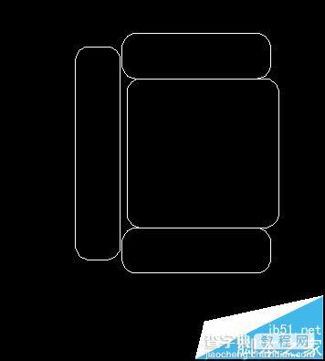 cad怎么设计沙发平面图?4
