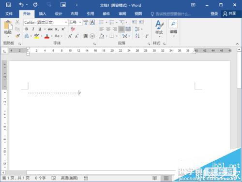 Word2016输入空格键显示点该怎么办?1