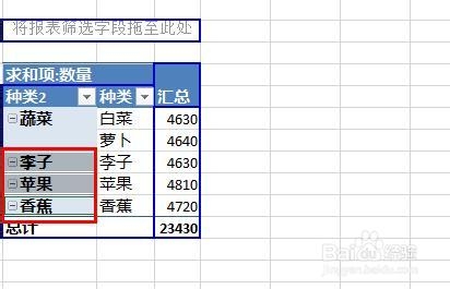 Excel2013数据透视表字段分组图文步骤8