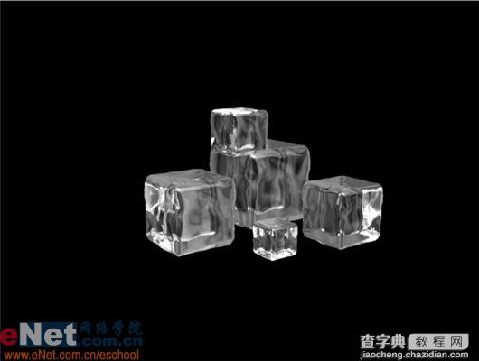 3dmax9.0教程:制作透明的冰块1